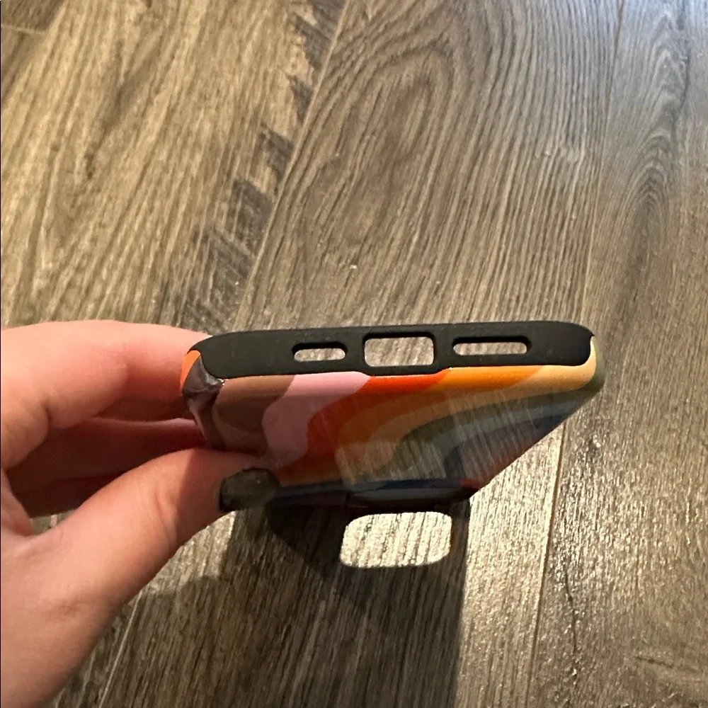 NWOB iPhone 14 Pro Max Rainbow Wave Phone Case